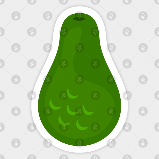 Avocado Sticker by THP Creative